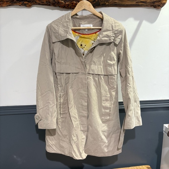 Calvin Klein Tan Trench Coat Relaxed Fit - Picture 11 of 14